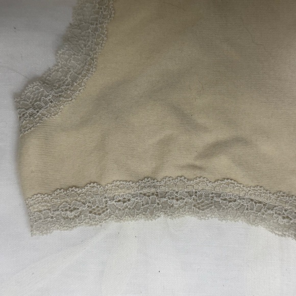 Brandy Melville Cream Tank Top with Graphic Print - Picture 5 of 9